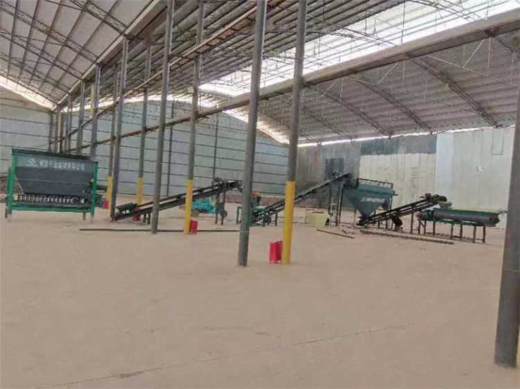 济源有机肥加工客户年产3万吨安装现场