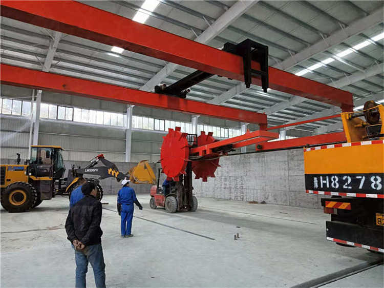 可定制大跨度高深度发酵腐熟处理设备轮盘翻抛机