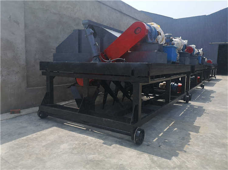 多槽好氧堆肥有机肥牛粪液压槽式翻抛机