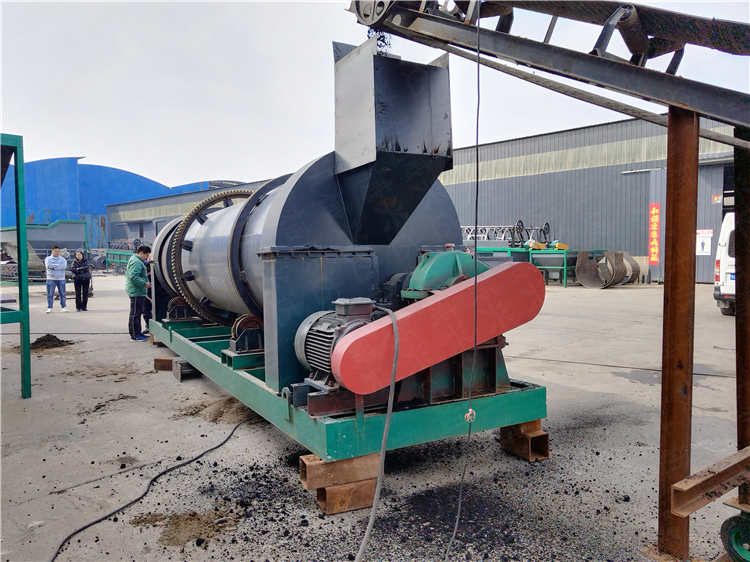 猪粪牛粪做有机肥料圆球形造粒机，复混肥造粒机