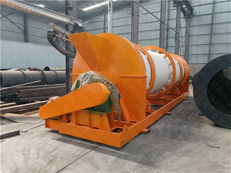 转鼓复混肥造粒机，鸡牛粪有机无机制粒机，生产线颗粒肥料造粒机