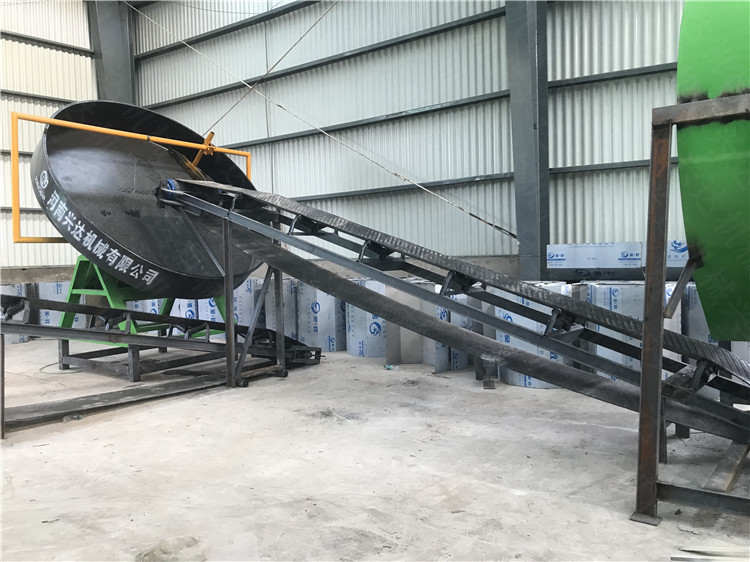 大直径圆盘造粒机，鸡鸭粪便有机肥颗粒制粒机，复混肥生产线造粒设备