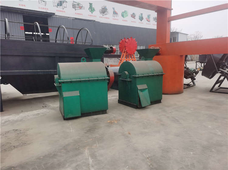 大型有机肥卧式粉碎机，畜禽粪便肥料半湿物料破碎机，生物肥料加工设备