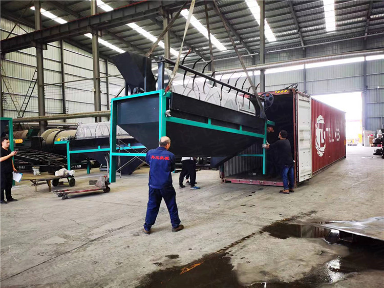 出口安哥拉年产2万吨，免烘干造粒有机肥生产线发货