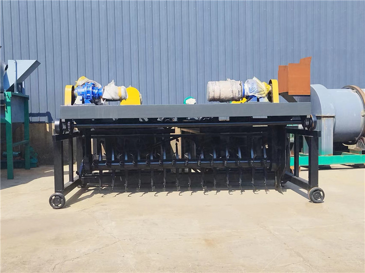 多功能有机肥槽式翻抛机 畜禽粪污 污泥 秸秆发酵翻堆生产肥料设备