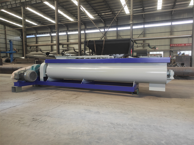 有机肥配套设备双轴搅拌机的工作原理