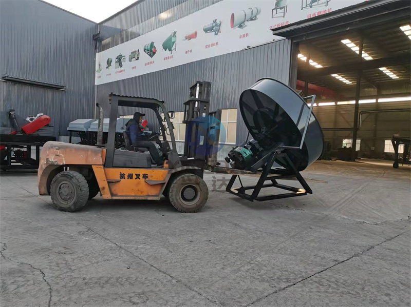 2.5米定制款圆盘造粒机的成球概率