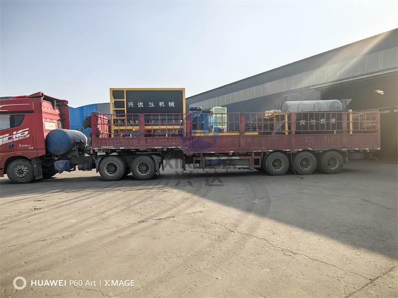 直达孝感颗粒有机肥生产线设备出厂发货