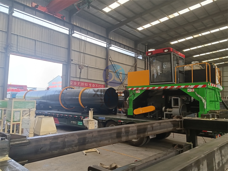 成功出货！年产1万吨有机肥生产线设备正在装车进行中