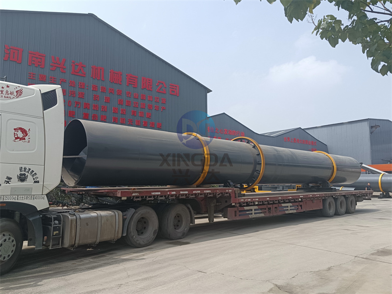 年产5万吨有机肥生产线设备发货现场