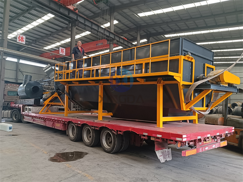 猪粪颗粒有机肥生产线发货现场