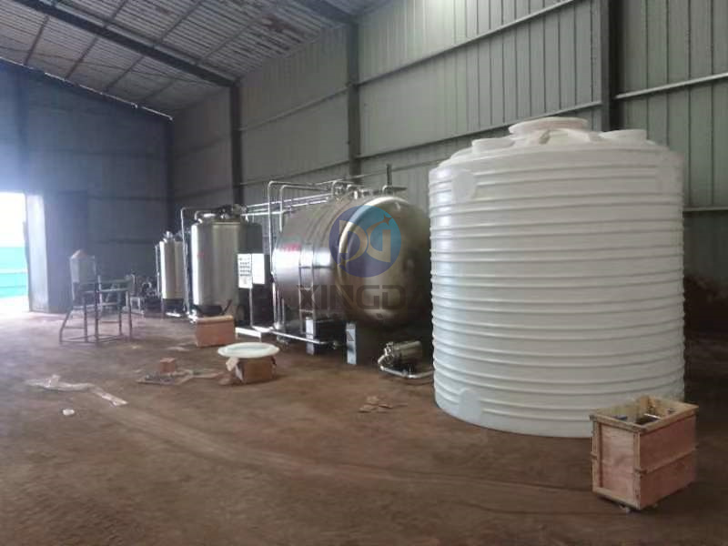 河北年产5000吨液体肥生产线设备已安全抵达