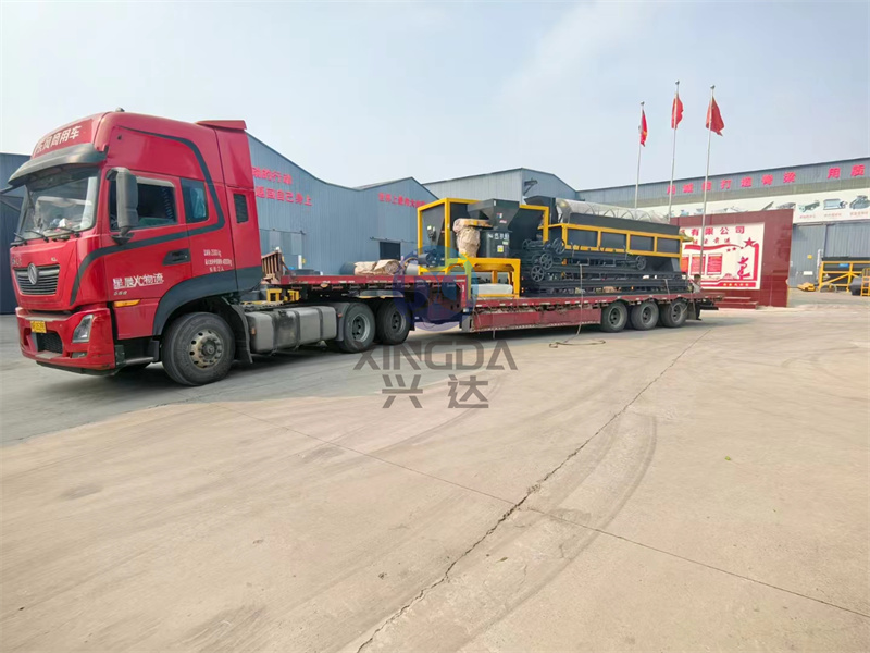 南阳客户年产2万吨粉剂有机肥设备已完成装车准备出厂