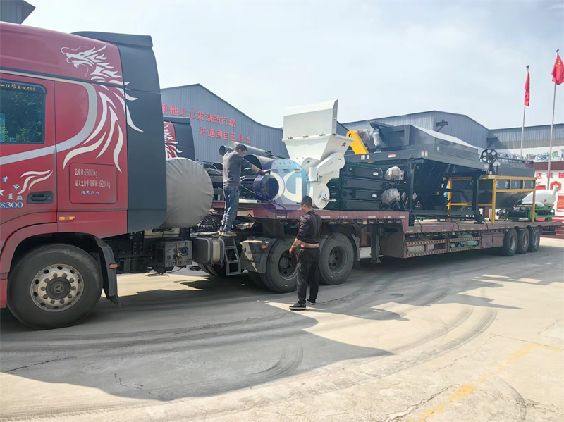 年产2万吨颗粒有机肥生产线发货现场