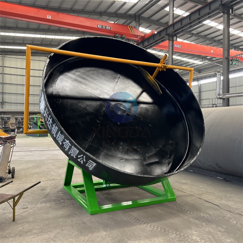 太原3.2米有机肥造粒设备圆盘造粒机的结构特点