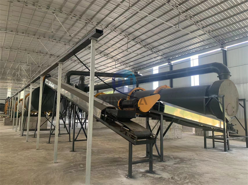 前往四川攀枝花的年产1万吨有机肥生产线已安全到达准备开始安装