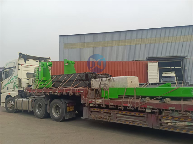 发出2车：前往陕西的年产3万吨有机肥生产线设备已做好出货准备