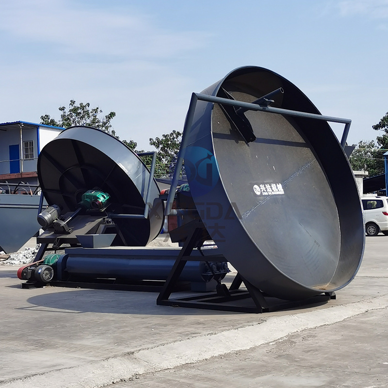 3.8米颗粒有机肥料制作设备圆盘造粒机如何启动运行