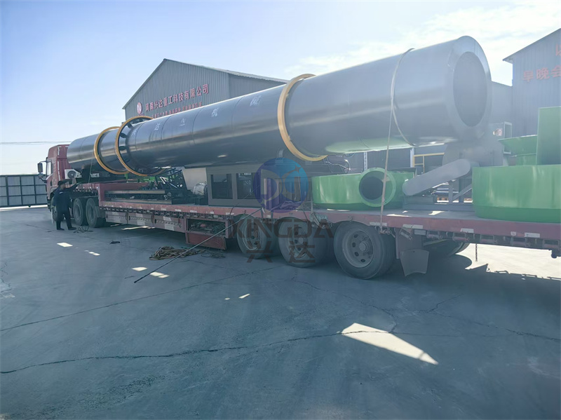发往内蒙的年产3万吨颗粒有机肥生产线设备马上就要出发了