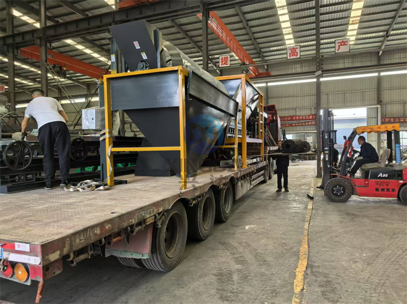 为焦作养鸡厂打造的鸡粪有机肥粉状生产线设备马上出发