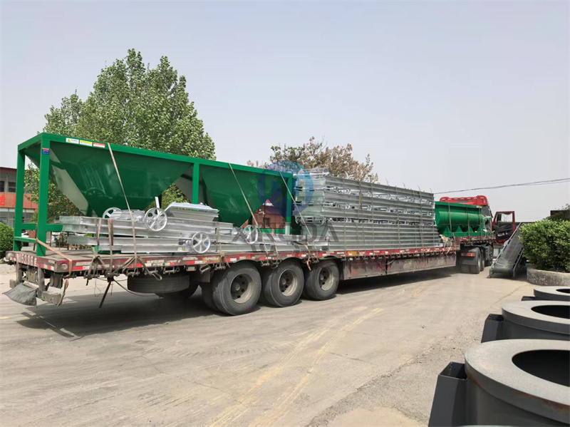 最后一车前往重庆的年产2万吨的粉剂有机肥生产线设备已完成装车