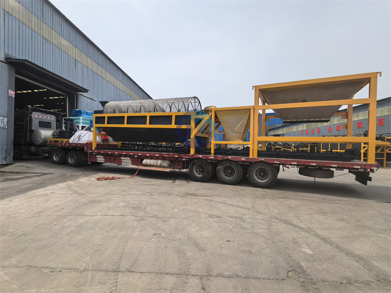 第一车前往蓬莱的年产5万吨粉剂有机肥生产线设备已做好发货的准备