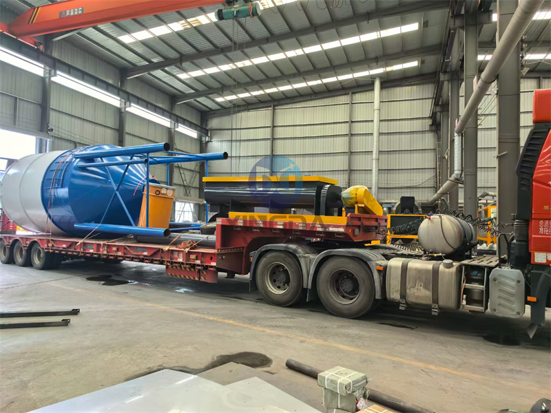 绥化客户第二车10立方有机肥卧式发酵罐设备准备完毕