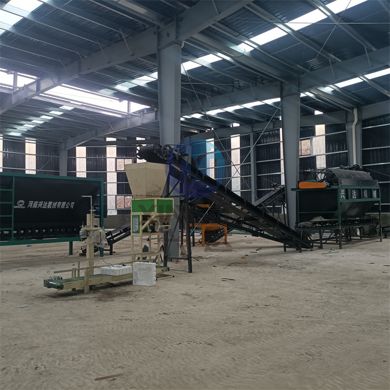 免烘干有机肥生产线的技术方案