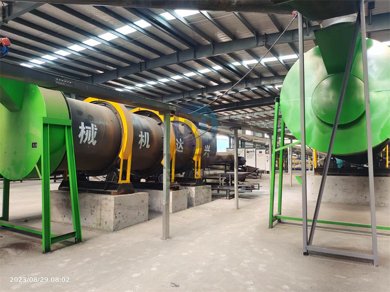 有机肥复混肥回转式包膜机的驱动过程