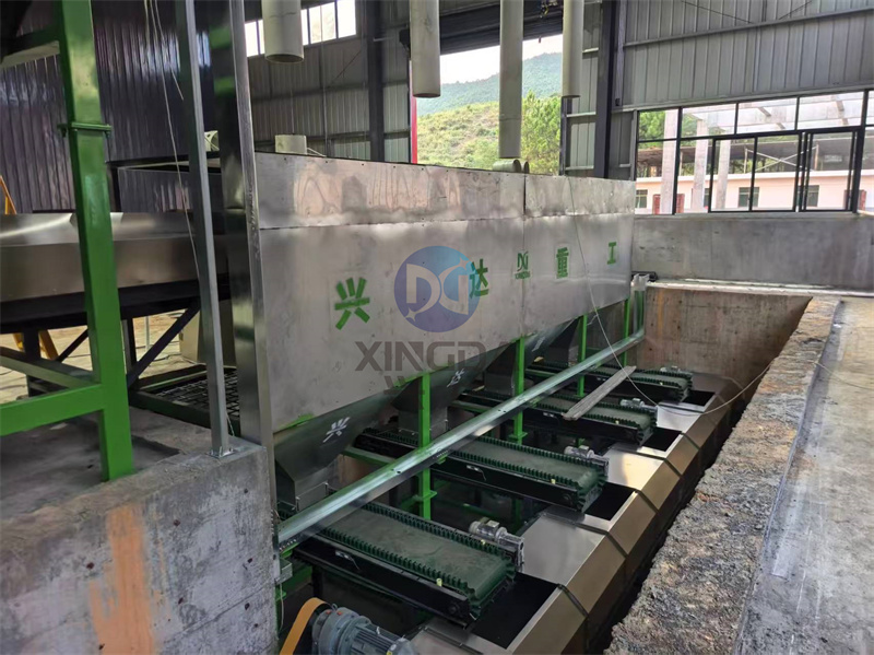 猪粪有机肥生产线安装现场