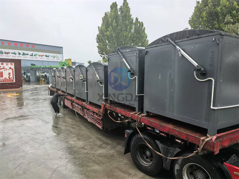 库尔勒第三车：准备再次发出一车年产3万吨有机肥生产线设备