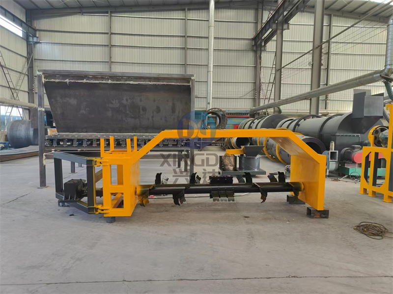 为晋中客户制作的有机肥翻抛设备牵引式翻抛机的结构特点