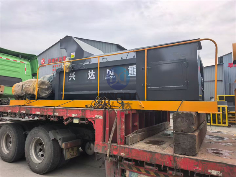 有机肥搅拌设备发货现场