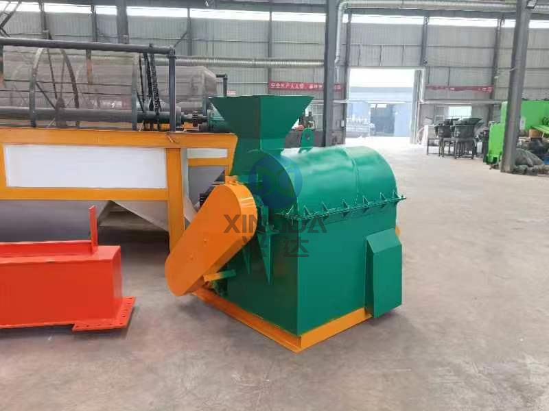 有机肥卧式粉碎设备半湿物料粉碎机的好处