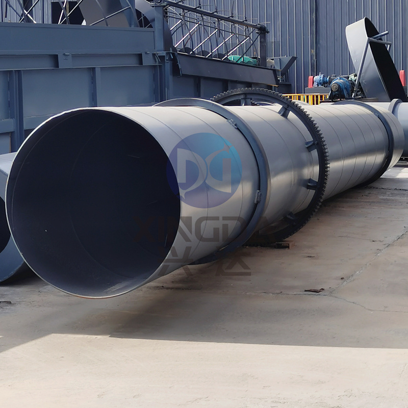 大型烘干加工设备滚筒烘干机对整条有机肥生产线的作用