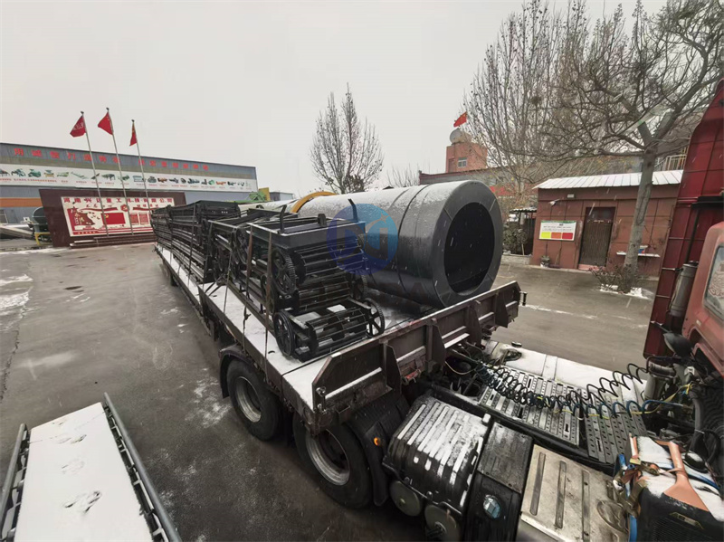 污泥有机肥生产线发货现场