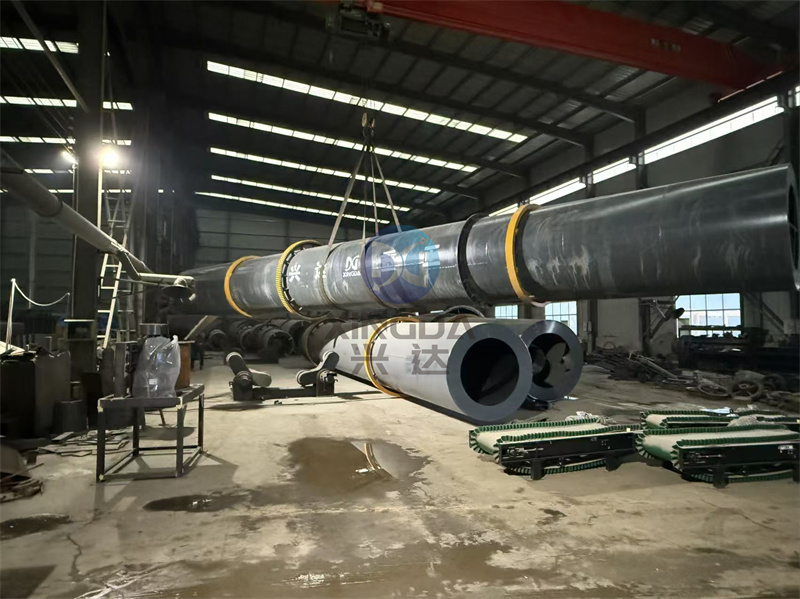 一台直径1.8米的有机肥回转式烘干机及配套有机肥设备马上启航