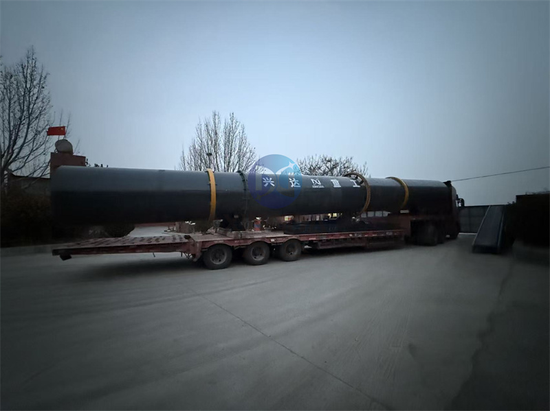 18米有机肥滚筒式烘干机发货现场