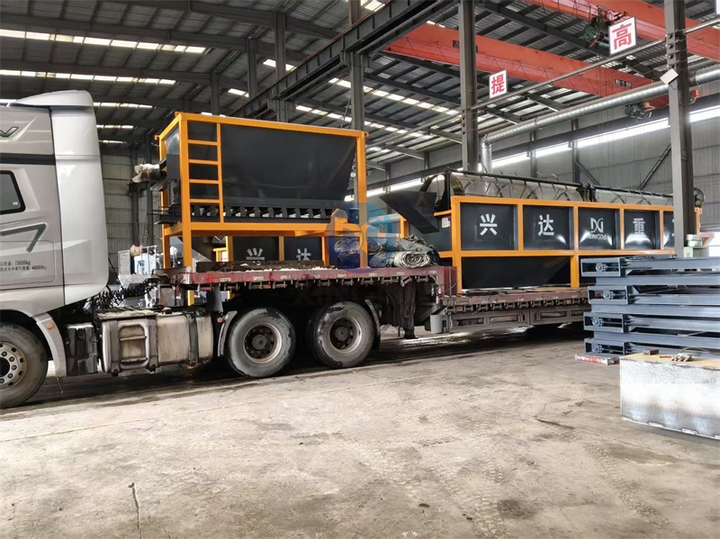 第一车发货：年产2万吨颗粒有机肥生产线设备已做好出发岳阳的准备