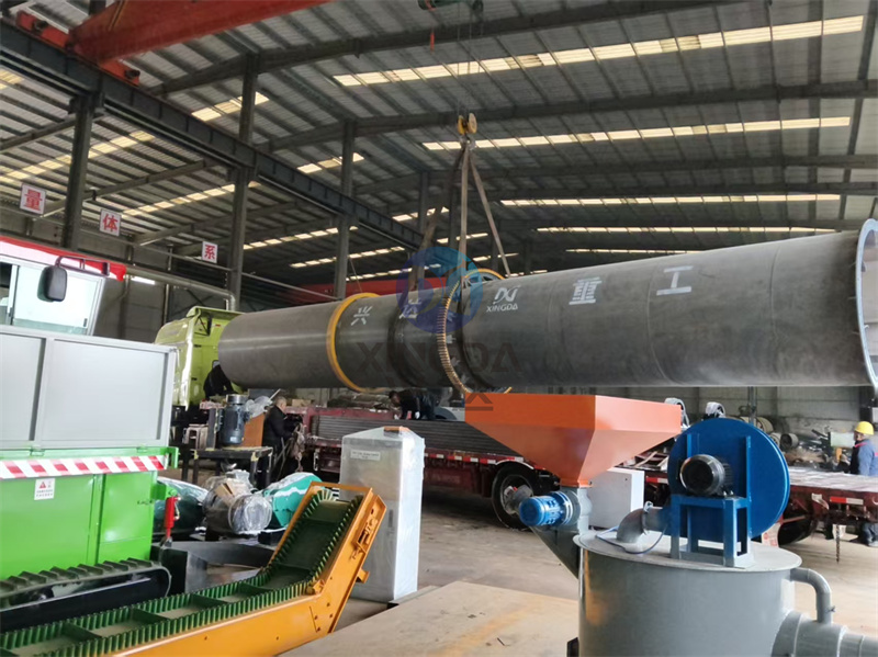 岳阳第二车：年产2万吨有机肥生产线正在装车准备发货