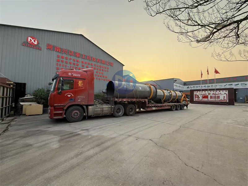 第五车为岳阳客户年产2万吨有机肥生产线设备准备完毕