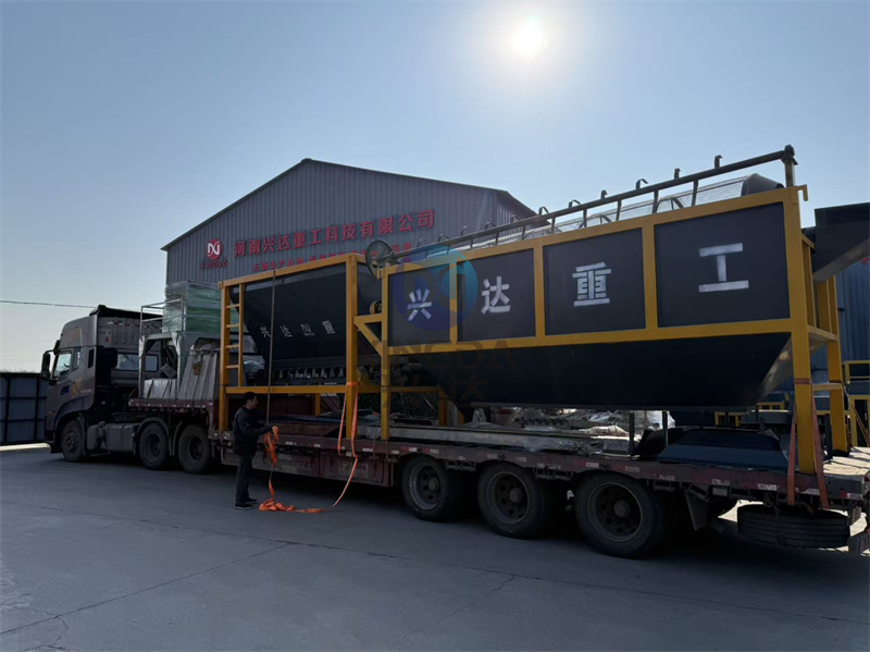 岳阳第六车：一车年产2万吨有机肥生产线设备马上出厂