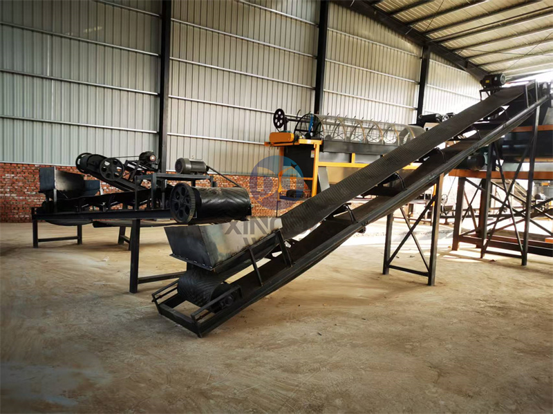 岳阳安装现场：年产2万吨有机肥生产线到达岳阳后准备开始安装工作