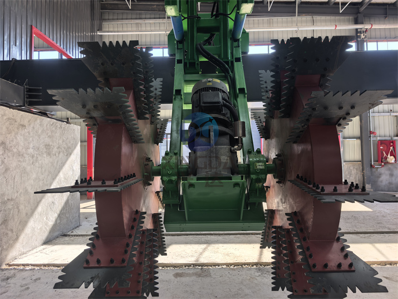 16米翻抛设备轮盘式翻抛机试机现场