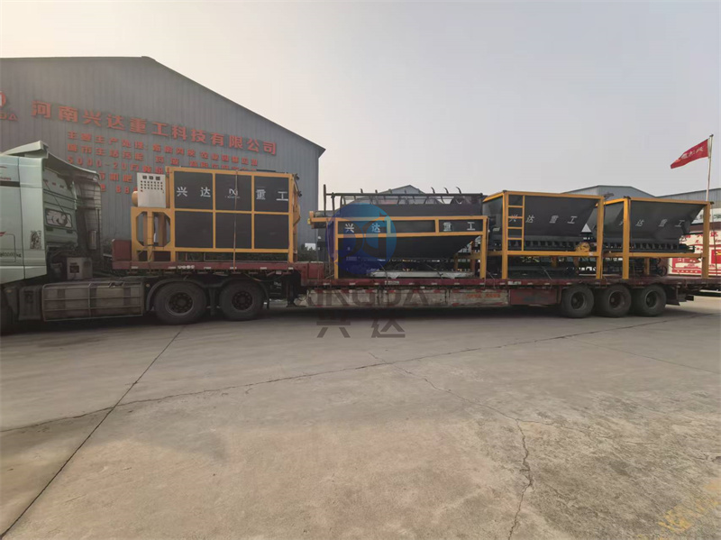 虫子粪便有机肥生产线设备发货现场