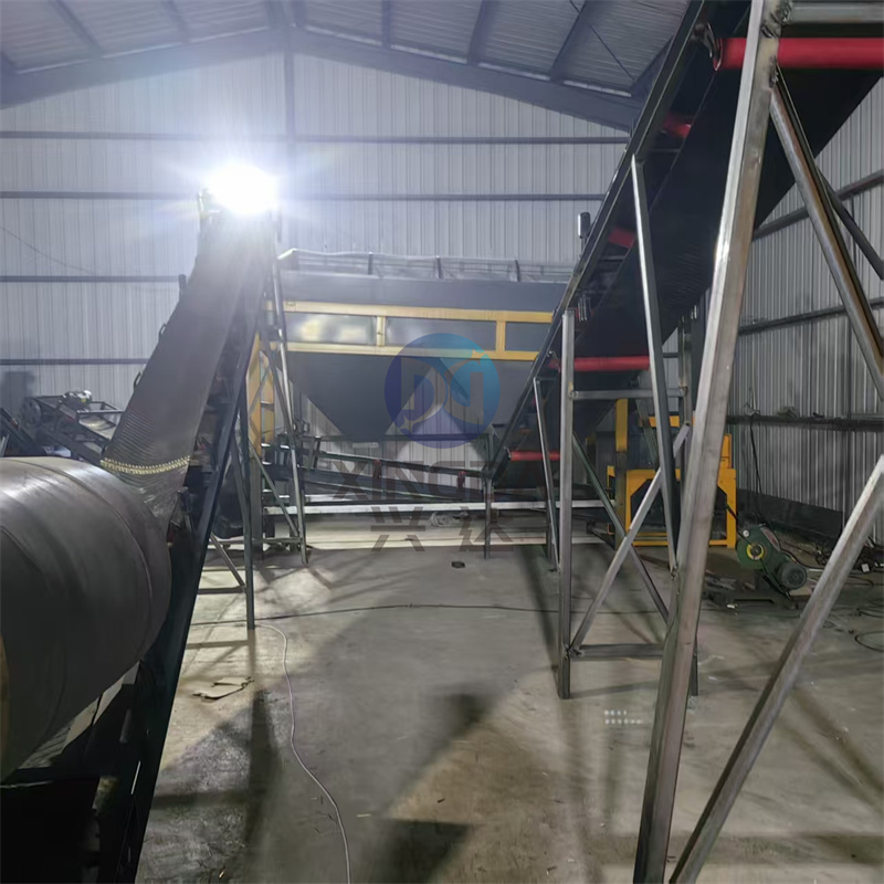 年产5000吨颗粒有机肥生产线安装现场