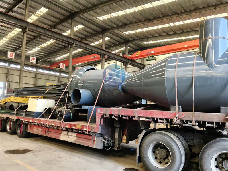 前往延吉现场的一条年产5万吨颗粒有机肥生产线设备已完成装车