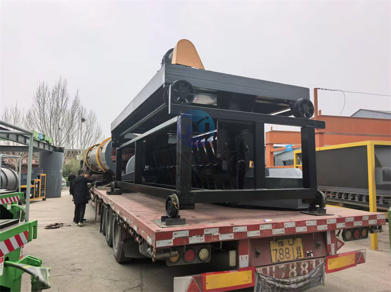 年产3万吨颗粒有机肥生产线发货现场