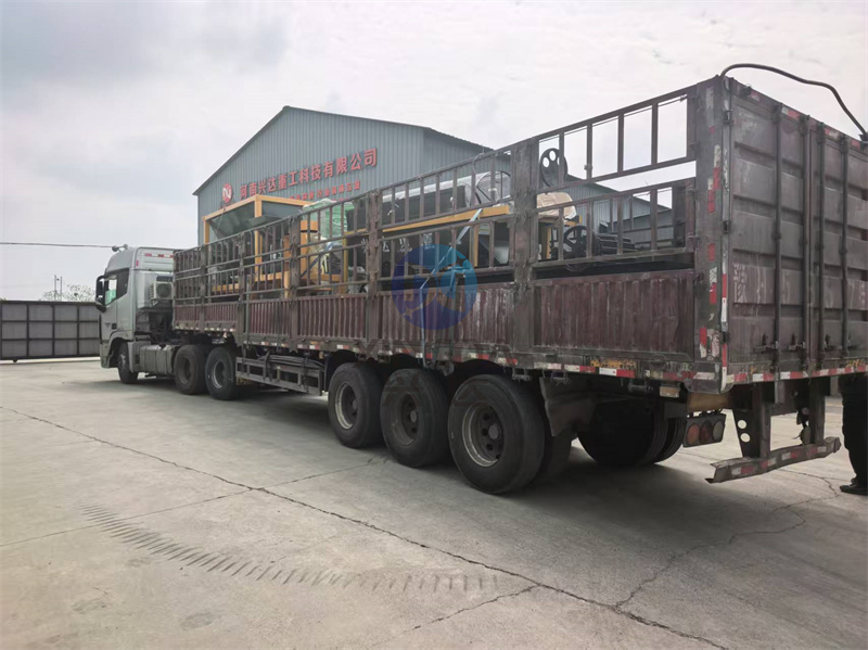 牛粪颗粒有机肥生产线发货现场